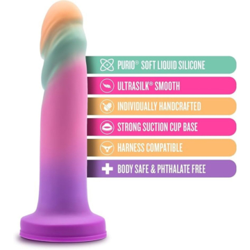 Blush Novelties - Avant Sunrise Gaze Sherbet Dildo - Various Colors