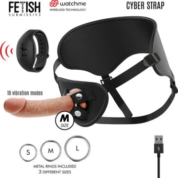 CYBER STRAP Remote Control Harness M - FETISH SUBMISSIVE