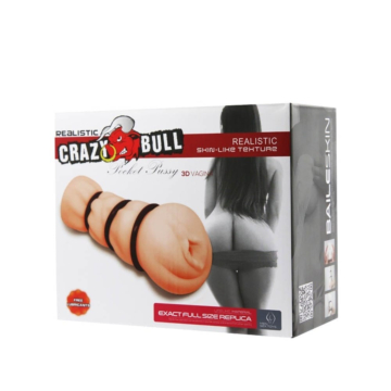 CRAZY BULL - MASTURBATING SLEEVE WITH RINGS - VAGINA