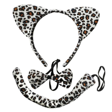 Leopard accessory set