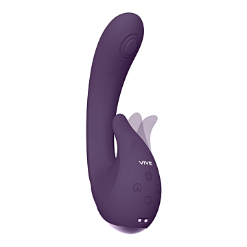 Vive Miki Pulse Wave & Flickering G-Spot Vibrator – Purple