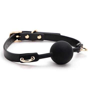Supreme Gag with ball  Silicone Black 