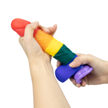 Dildo Realist Rainbow Silicon 