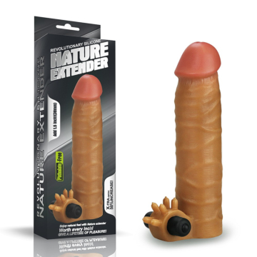 Add 1.5" Vibrating
Silicone Extender Brown LV414100