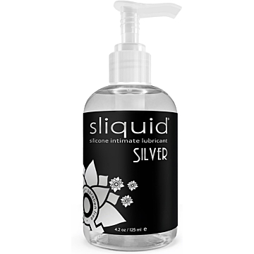 Sliquid Naturals Silver Silicone Lubricant-125ml