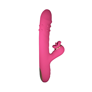 Rabbit Vibrator with Rotation & Licking Tongue – 7+7 Functions