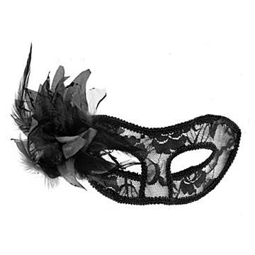 Black transparent mask