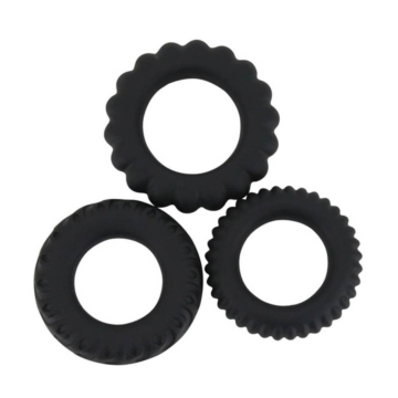 Τρία Δαχτυλίδια Πέους -Titan 3 in 1 Silicone Rings