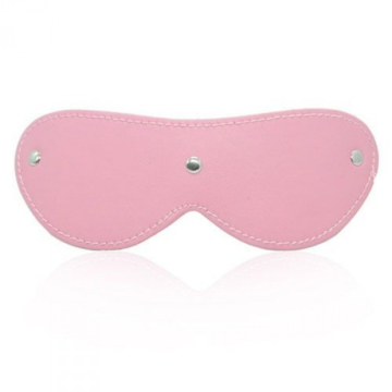 Fetish Blindfold Mask PINK (Vegan Leather)