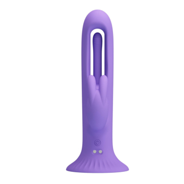 Pretty Love Killmoulis Rabbit Vibrator – 12 Functions & 4 Wiggling Settings – Purple