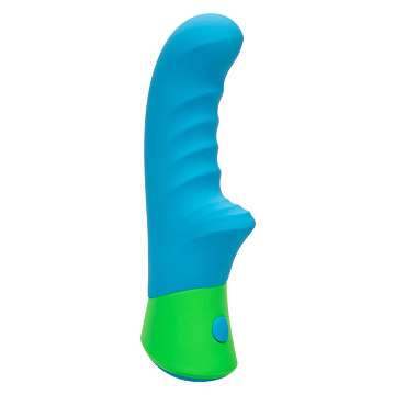 CalExotics Ridged-G Vibrator Blue