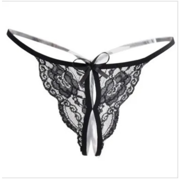 Sexy Lace Thong Black