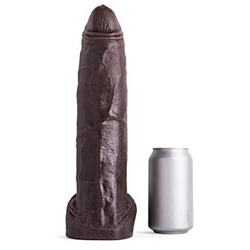 Mr. Hankey's Toys Cutler X Dildo - Dark Skin One Size