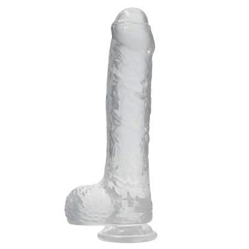 Realistic Cock - Toyz4Lovers Real Rapture Clear Jelly Dildo - XL
