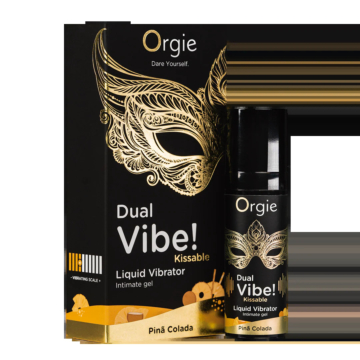 Dual Vibe! Kissable Liquid Vibrator - Pina Colada - 15 ml