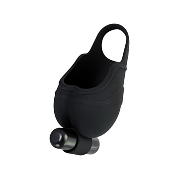 EROTIST Scrotum cover with an erection ring and vibration Attraction, silicon