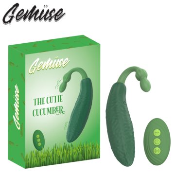 Gemüse - The Cutie Cucumber - 9 Speed Vibrating Silicone Veggie