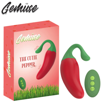 Gemüse - The Cutie Red Pepper - 9 Speed Vibrating Silicone Veggie