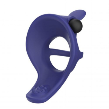 Vibrating Rechargeable Silicone Cock Ring Gladiator  (Purple) - Toyz4Lovers
