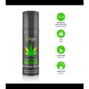 Stimulating for couple Gel Hemp! Intense Orgasm 15 ml