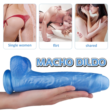 Dildo Realistic Penis Kylie Medium Blue 22 cm
