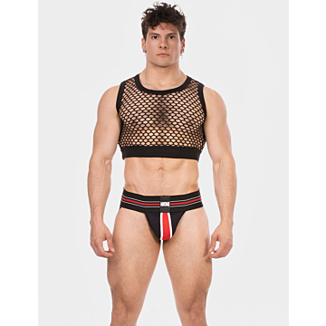Barcode Berlin Mesh Crop Arman Black