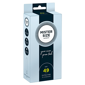 MISTER SIZE 49mm Condoms 10pcs