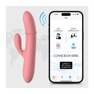 SVAKOM - Mora Neo Interactive Vibrator - Peach App
