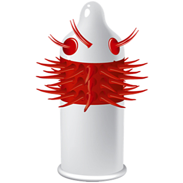 EGZO UGLY COYOTE STIMULATING CONDOM(1PC)