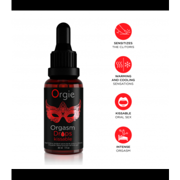 Orgie Orgasm Drops Kissable 30ml
