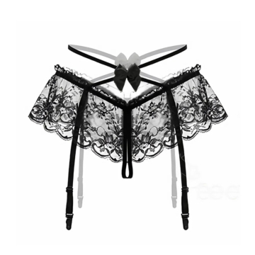 Sexy Women Garters Black os