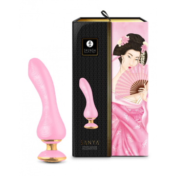 SHUNGA VIBRATOR MASSAGER SANYA USB PINK