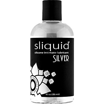 Sliquid Naturals Silver Silicone Lubricant-255ml
