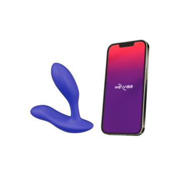 We-Vibe Vector+ Thrill Seeker Remote anal Vibrator Blue 10.9cm