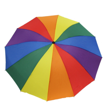 Red Polkadot Umbrellas